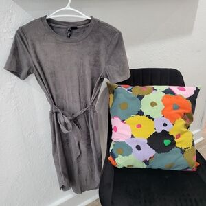 Suede la Classe couture dress